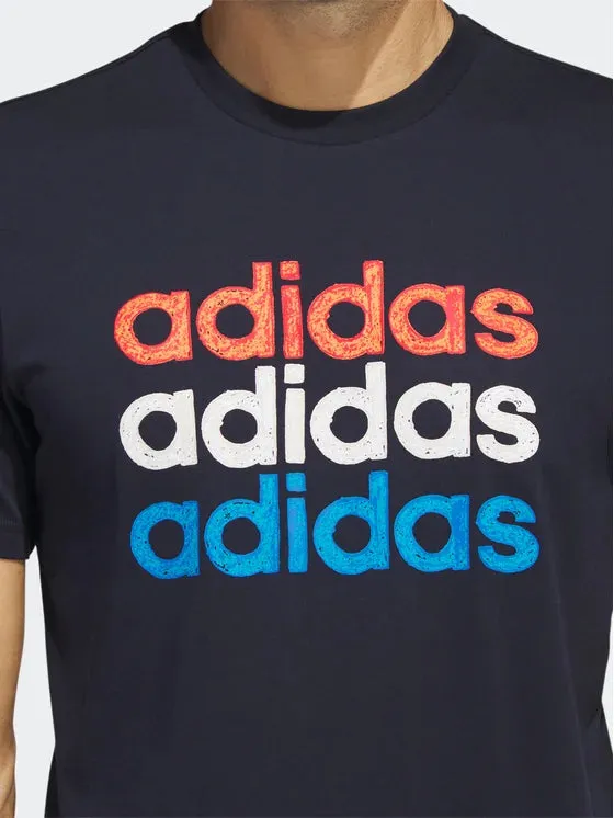 T-SHIRT ADIDAS UOMO MULTI LINEAR SPORTSWEAR GRAPHIC