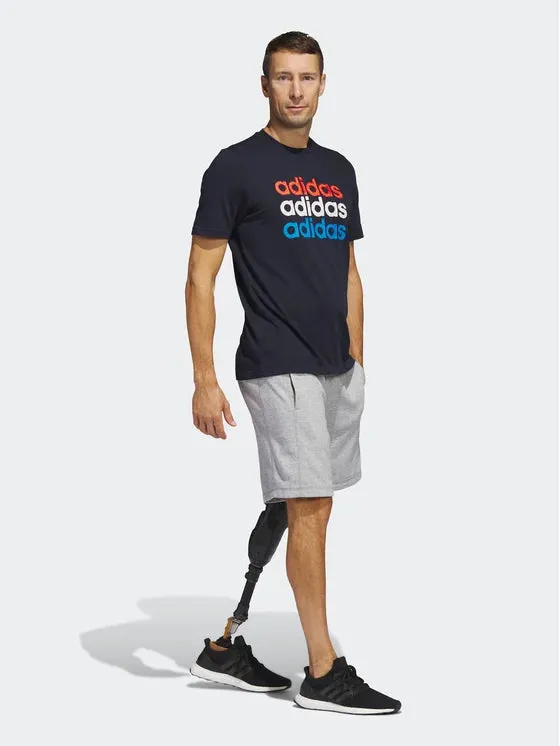 T-SHIRT ADIDAS UOMO MULTI LINEAR SPORTSWEAR GRAPHIC