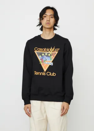Tennis Club Icon Printed Sweatshirt