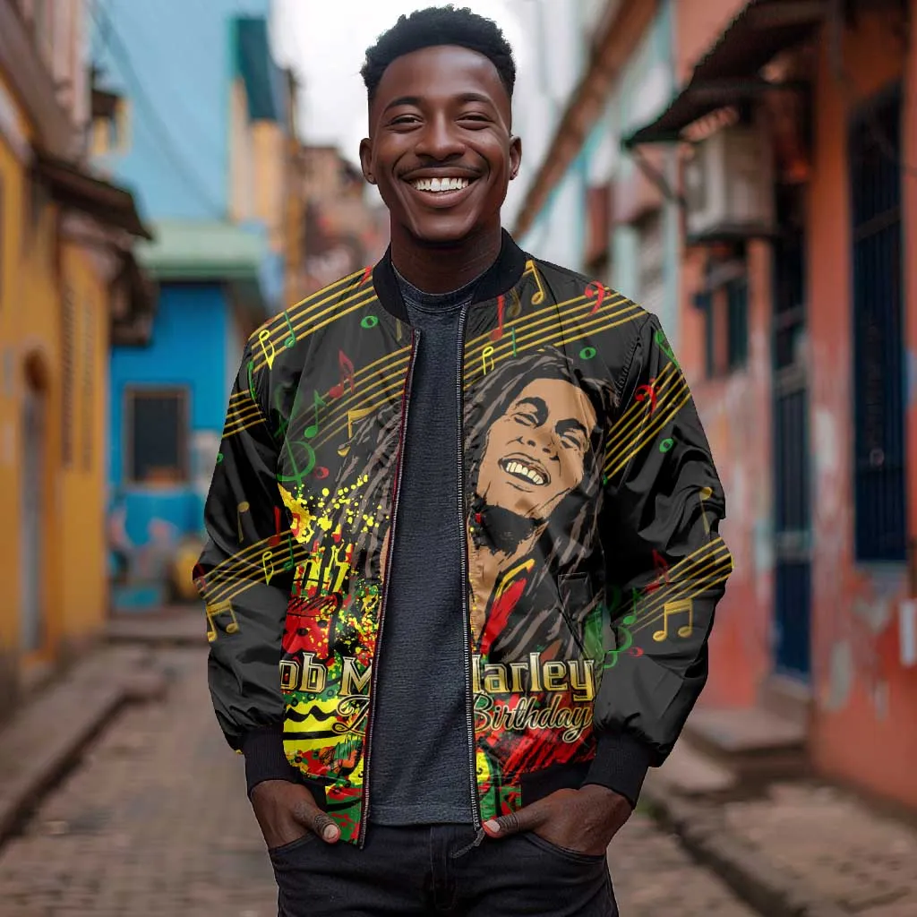 The Father of Reggae Bomber Jacket - Legendary Birthday Tribute LT01