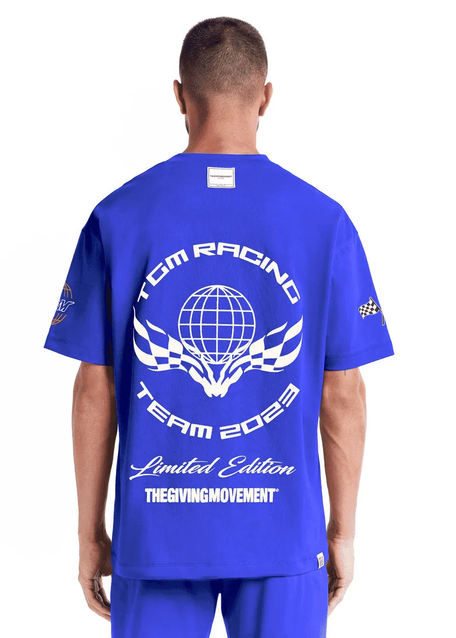 THE GIVING MOVEMENT RELAXED FIT PRINTED BIKER T-SHIRT
