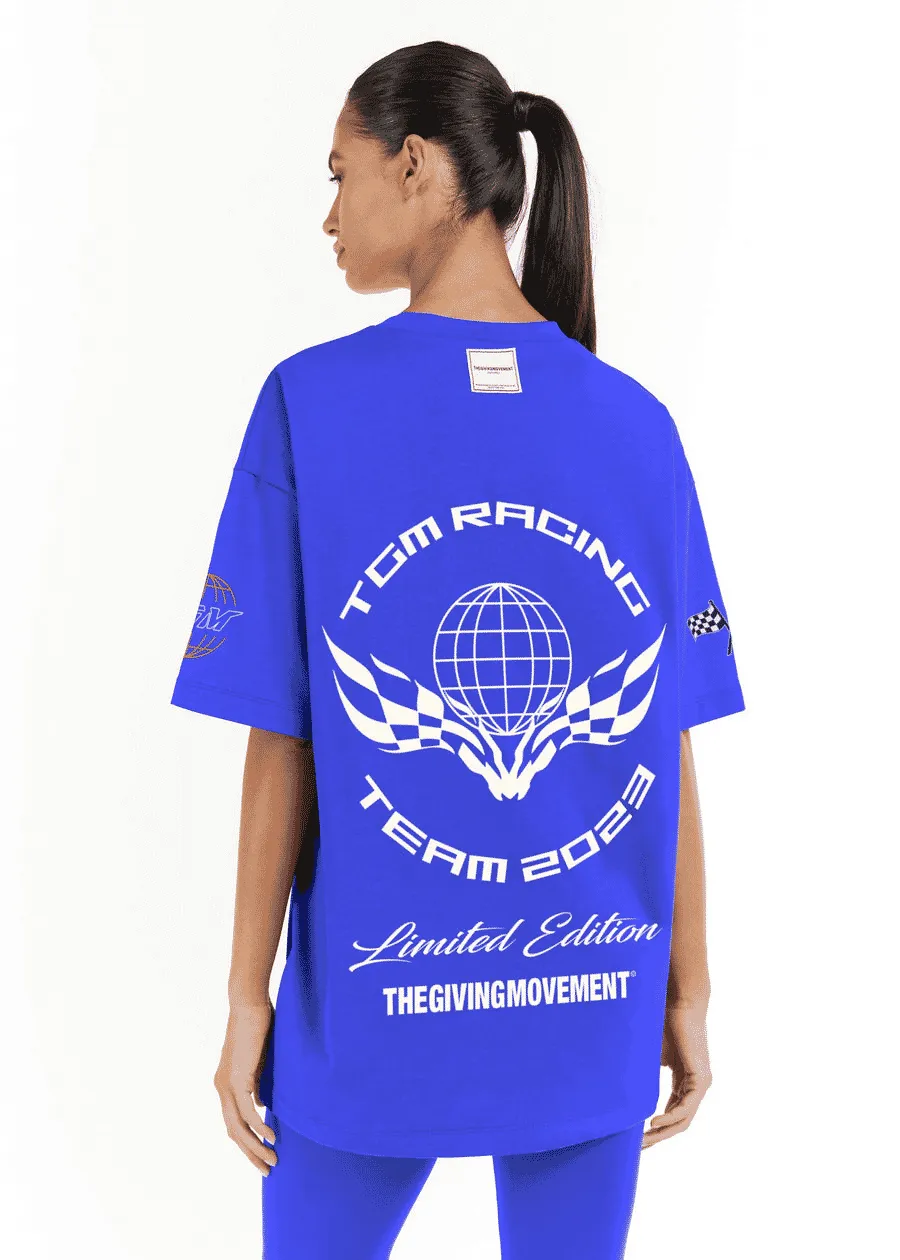 THE GIVING MOVEMENT RELAXED FIT PRINTED BIKER T-SHIRT