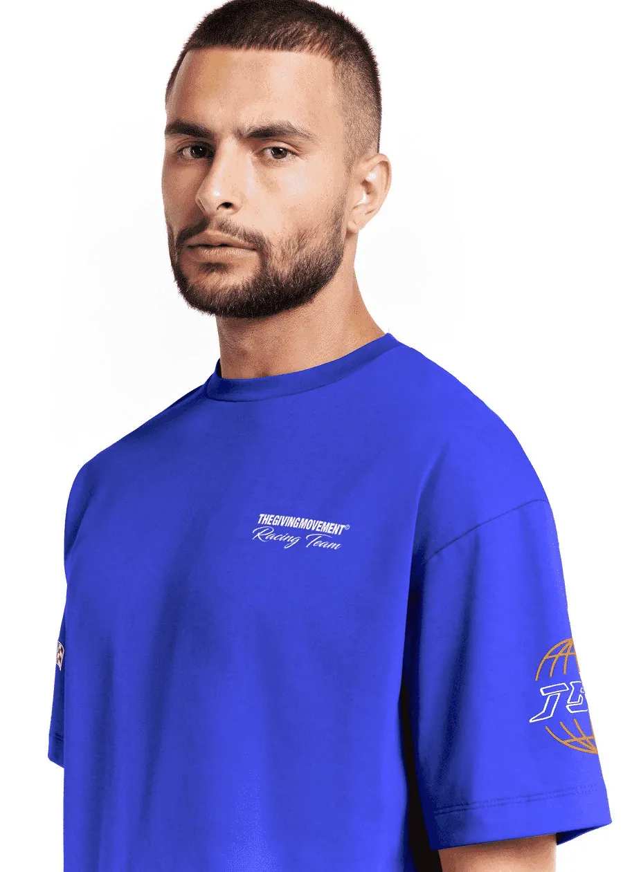 THE GIVING MOVEMENT RELAXED FIT PRINTED BIKER T-SHIRT