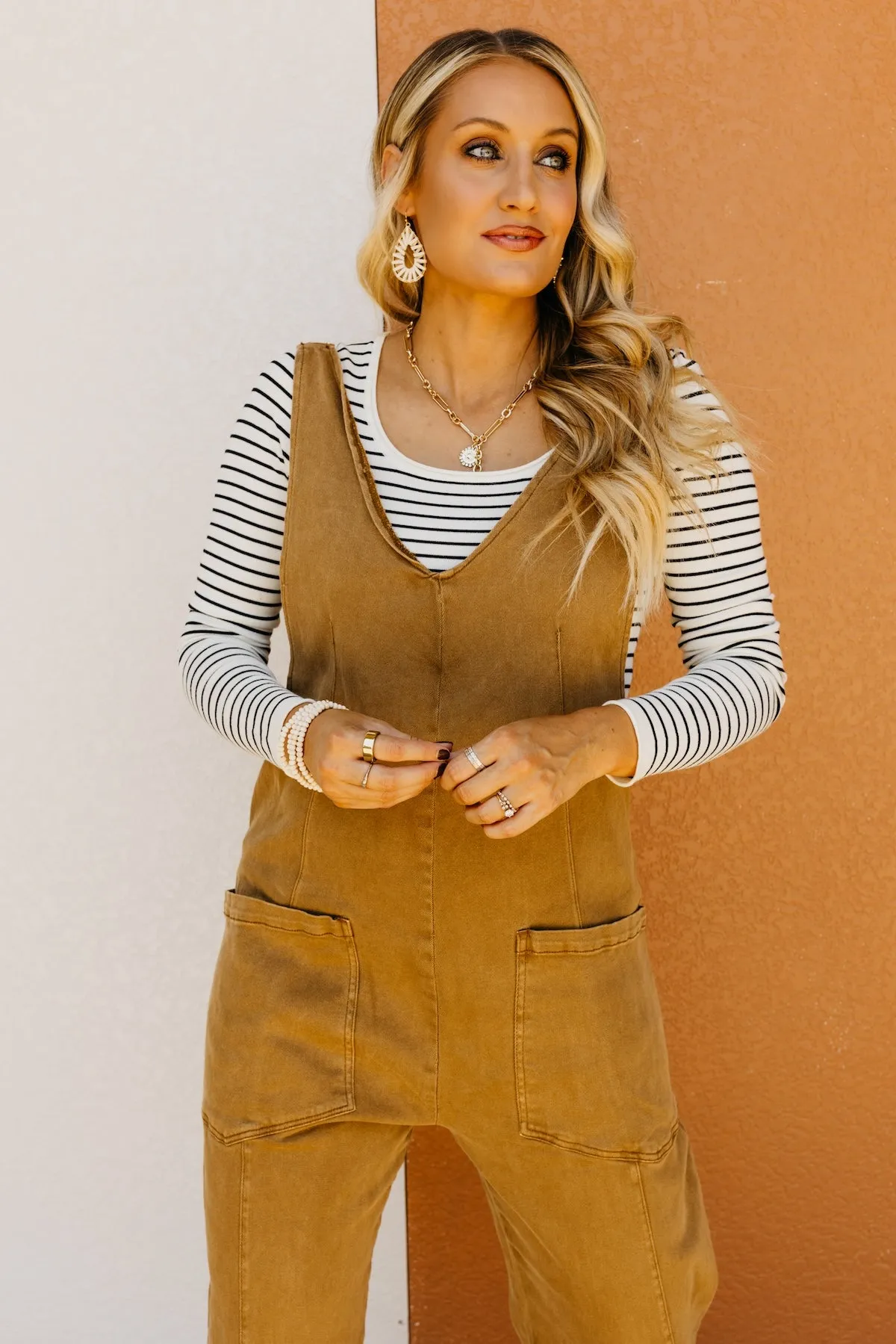 The Holland Adjustable Denim Jumpsuit