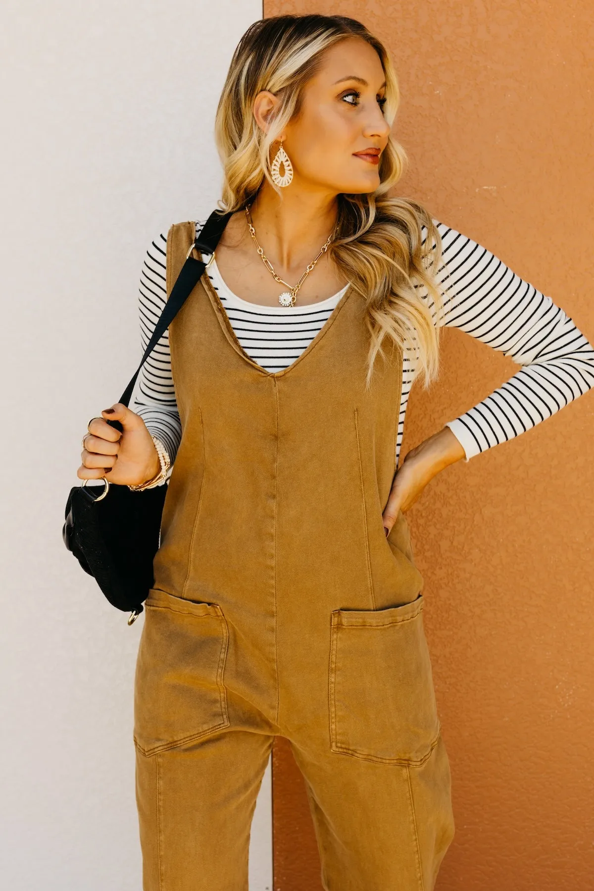 The Holland Adjustable Denim Jumpsuit