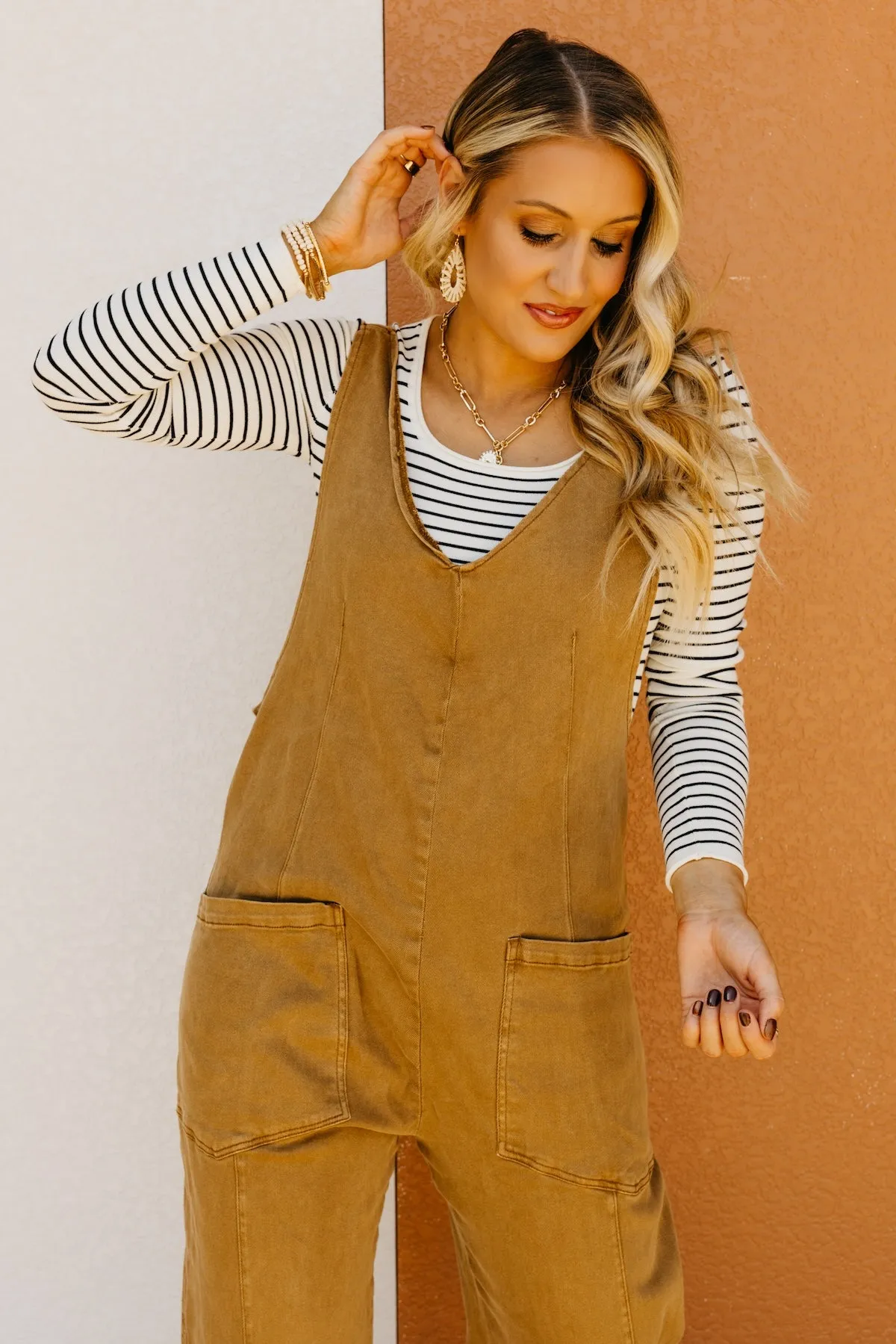 The Holland Adjustable Denim Jumpsuit