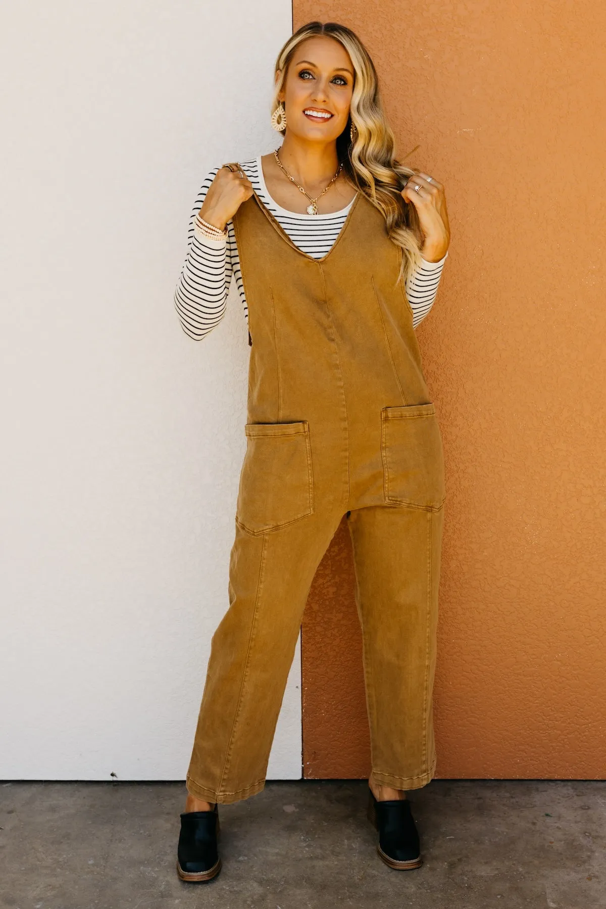 The Holland Adjustable Denim Jumpsuit