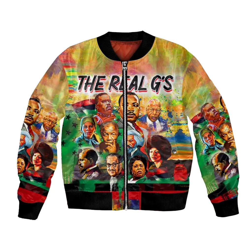 The Real G's Bomber Jacket Civil Rights Leaders DT02