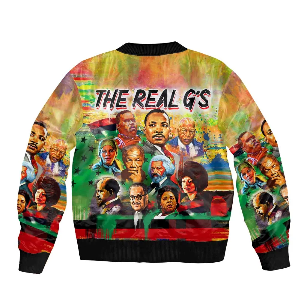 The Real G's Bomber Jacket Civil Rights Leaders DT02