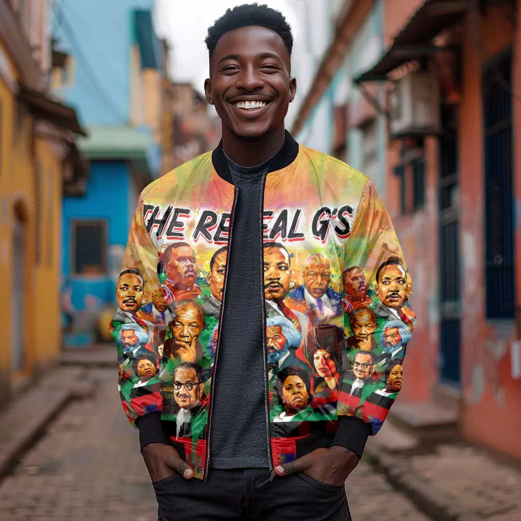 The Real G's Bomber Jacket Civil Rights Leaders DT02