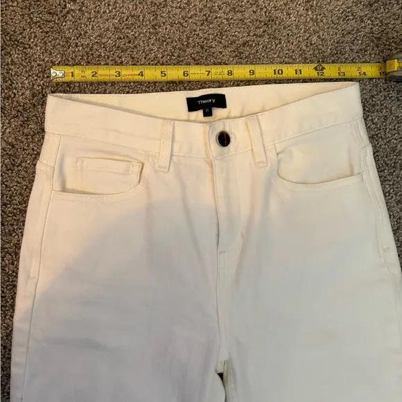 THEORY Treeca Jean in Washed Denim