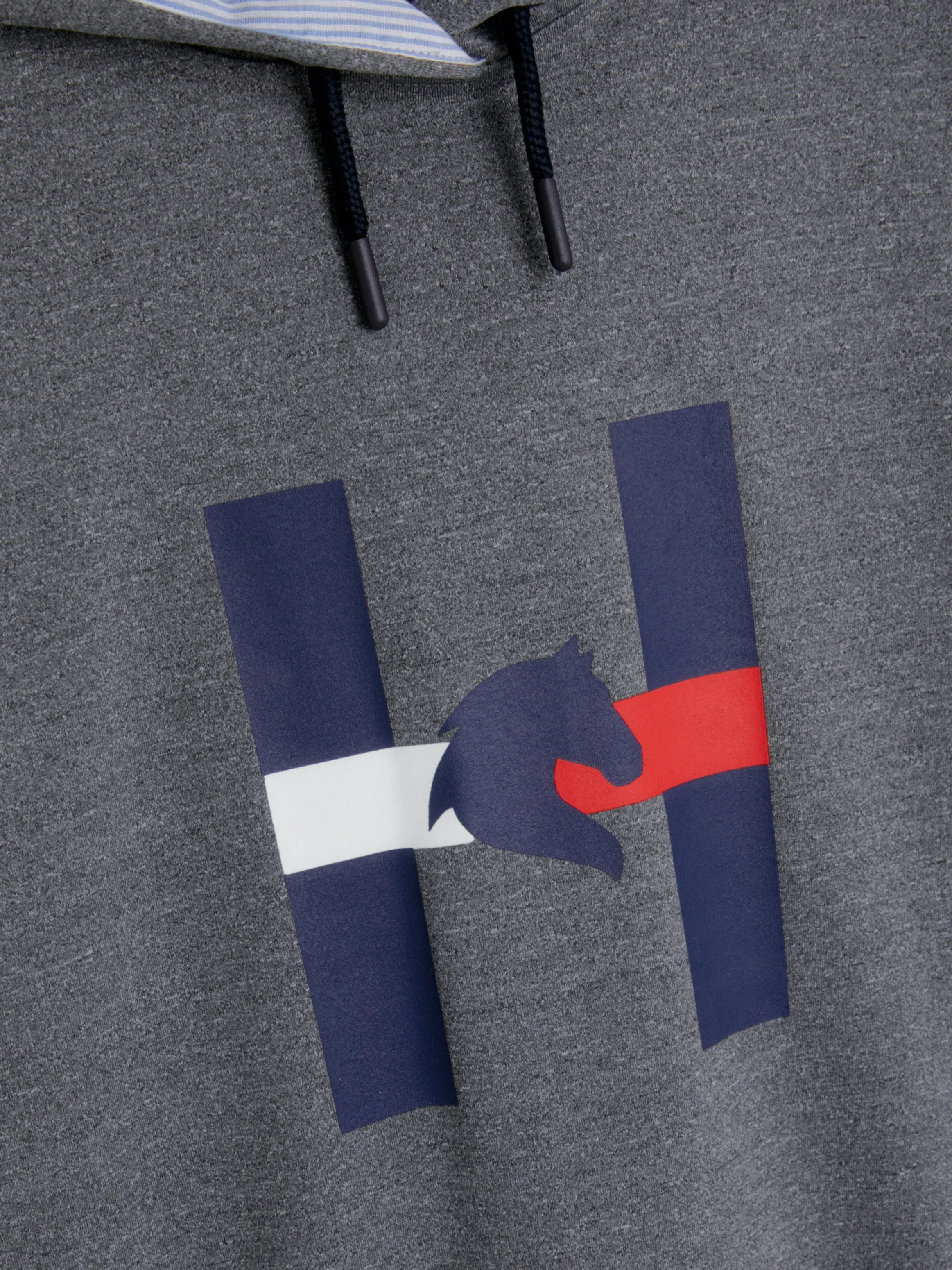 Tommy Hilfiger Graphic sport Hoody in Grey melange