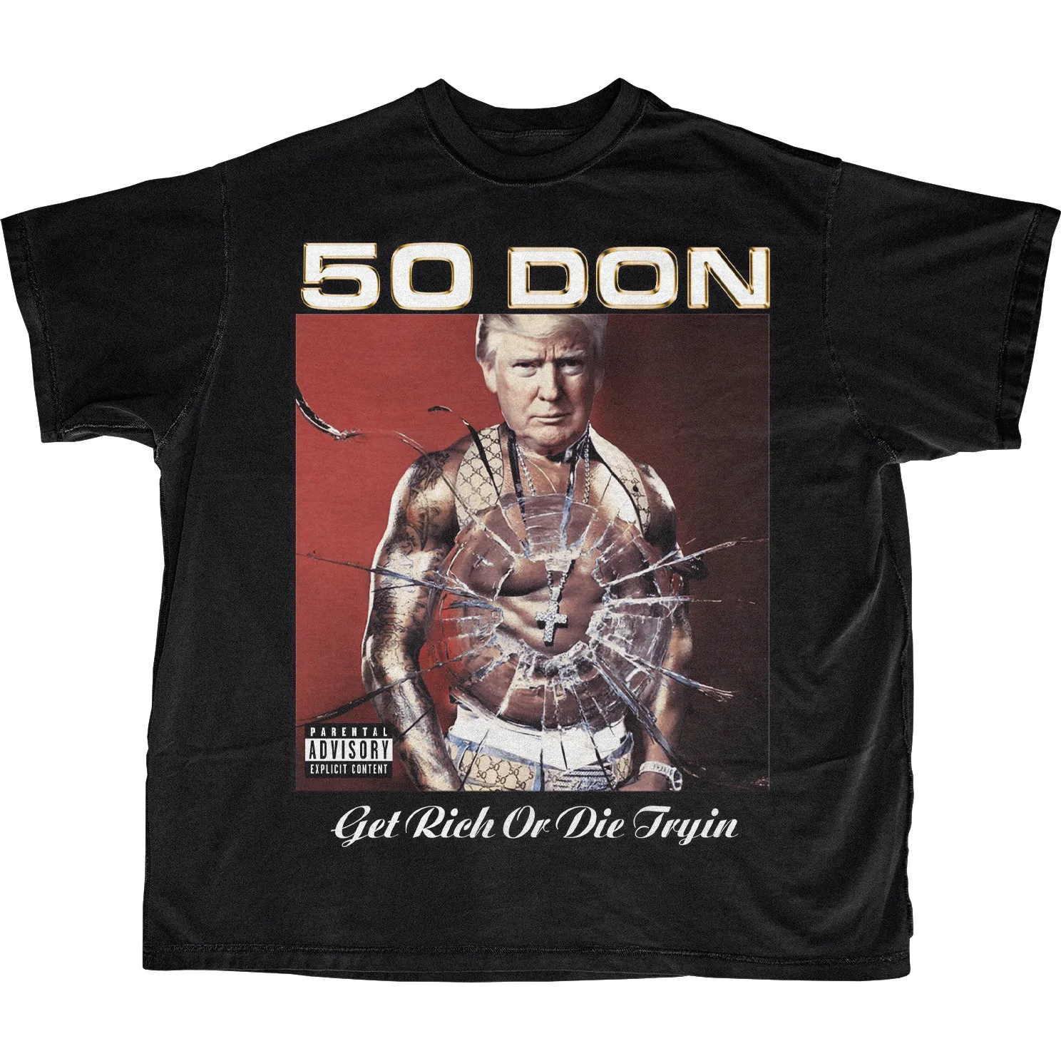 TRUMP 50 DON T-SHIRT (BLACK)