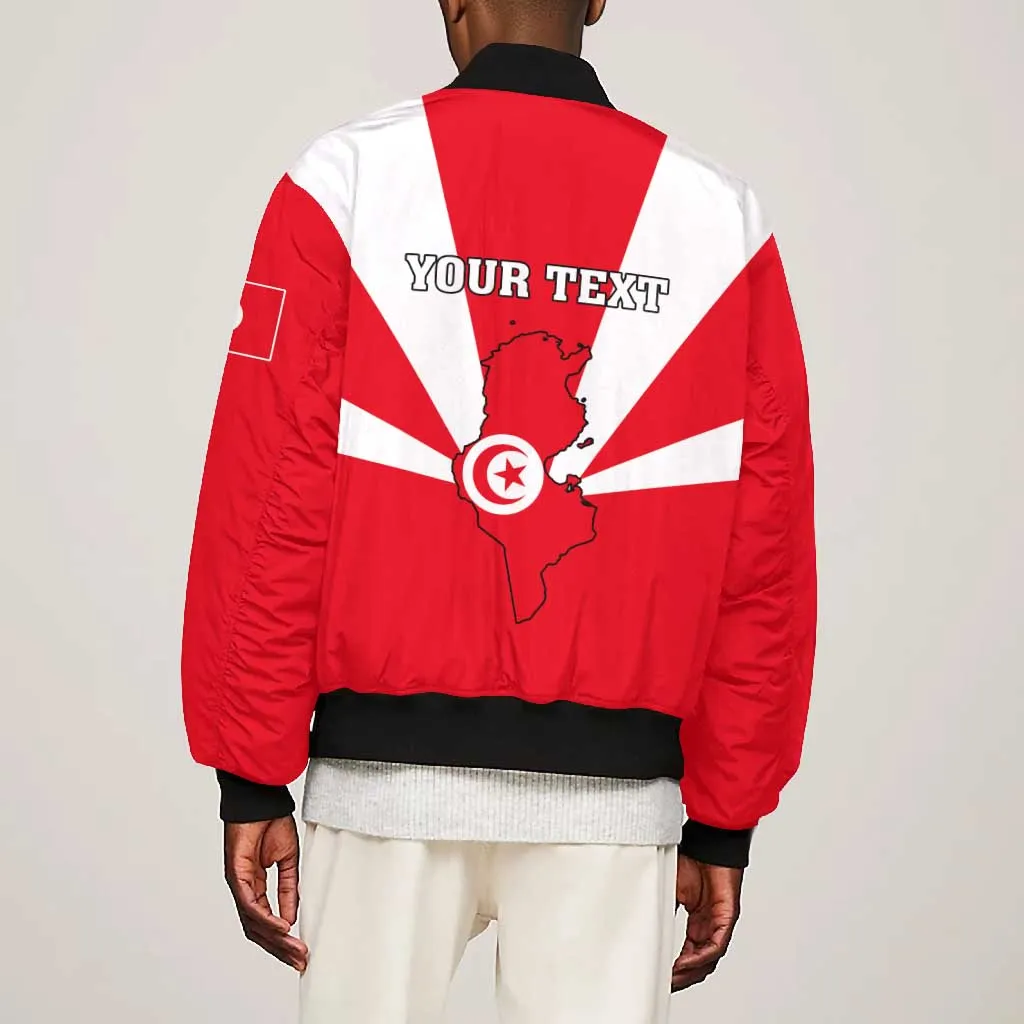 Tunisia Independence Day Bomber Jacket with Coat of Arms and Flag Style LT01