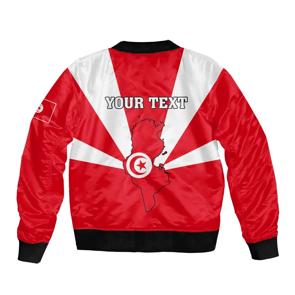 Tunisia Independence Day Bomber Jacket with Coat of Arms and Flag Style LT01