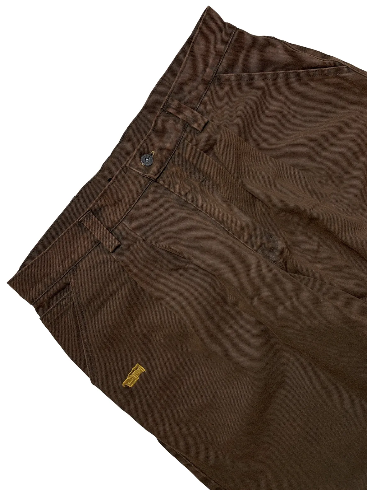 TVS SHELBY DENIM PANTS - CHOCOLATE VX1