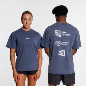TWL - LIFESTYLE OVERSIZED T-SHIRT - Y2K - ATHLETE - FADED INDIGO