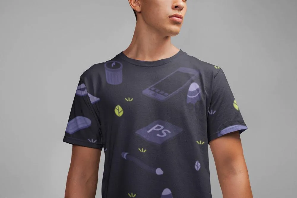 Unisex All-Over Printed Oversized T-Shirt