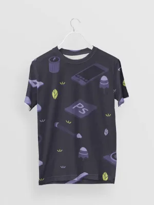 Unisex All-Over Printed Oversized T-Shirt