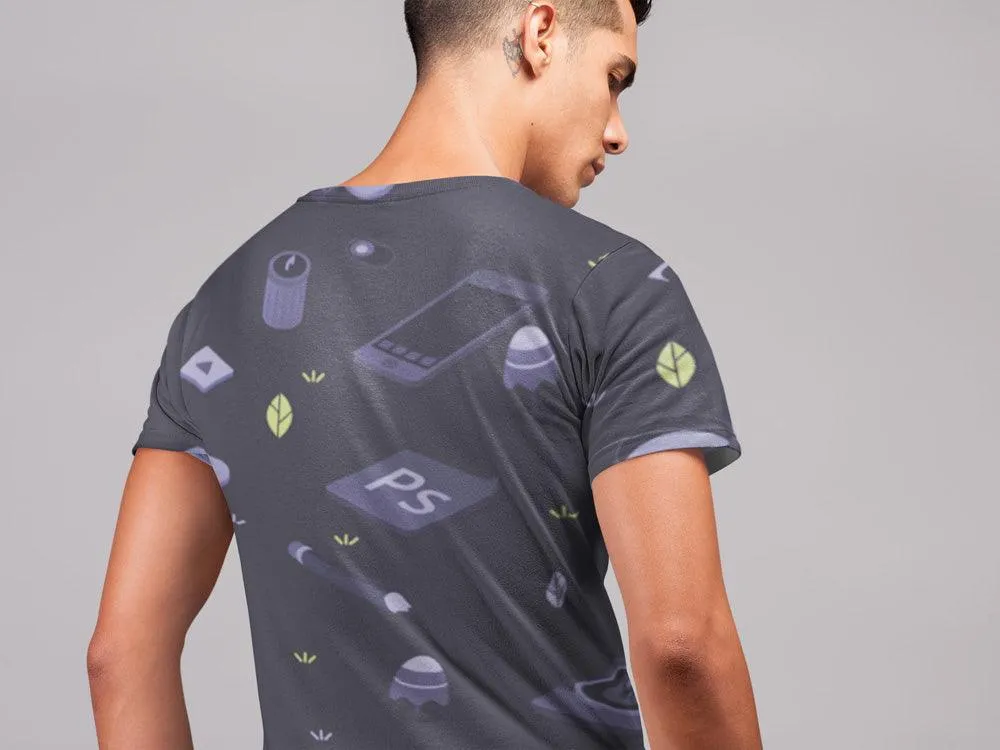 Unisex All-Over Printed Oversized T-Shirt