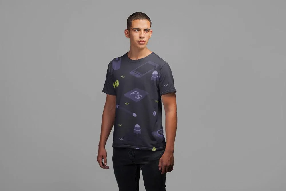 Unisex All-Over Printed Oversized T-Shirt