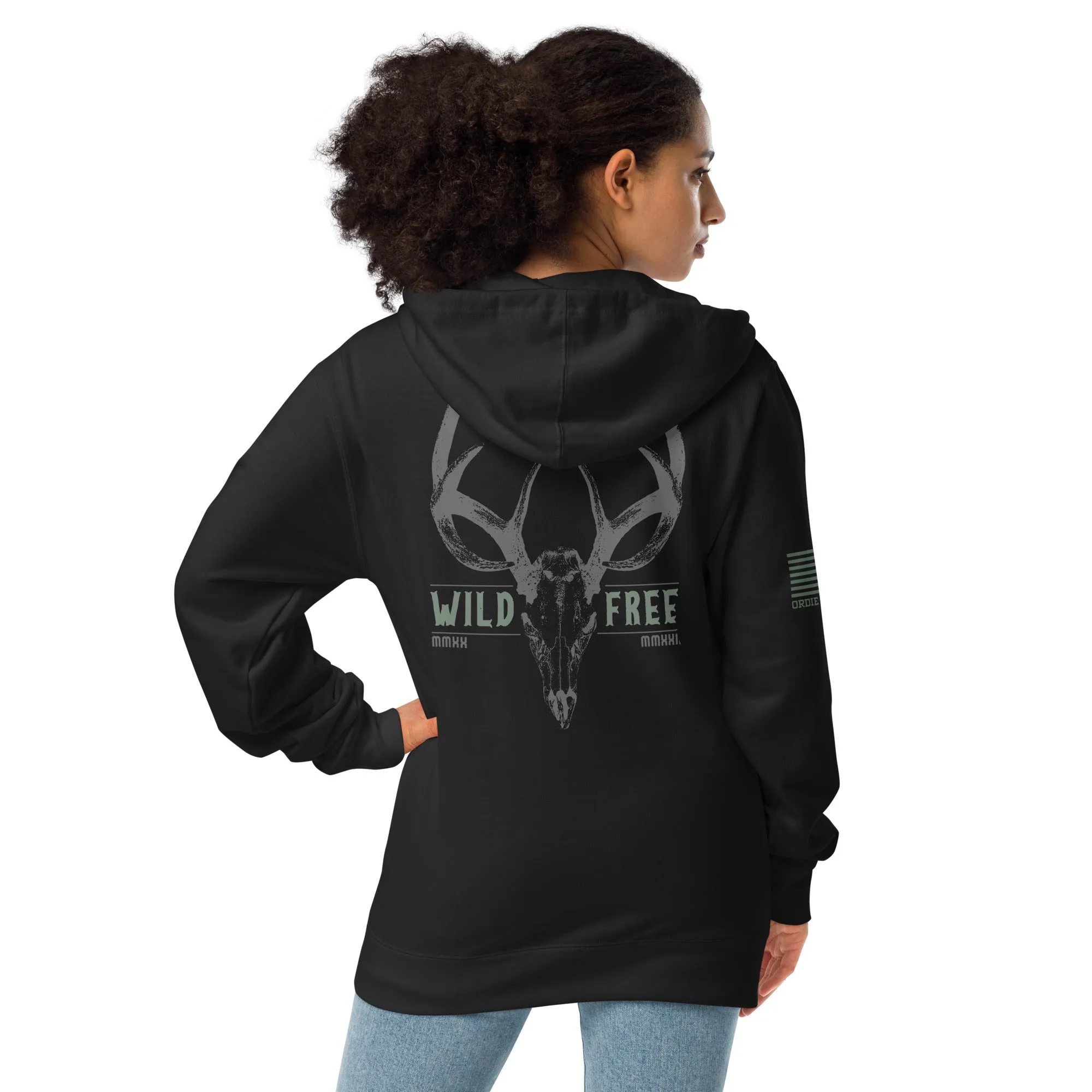 Untamed - fleece zip up hoodie