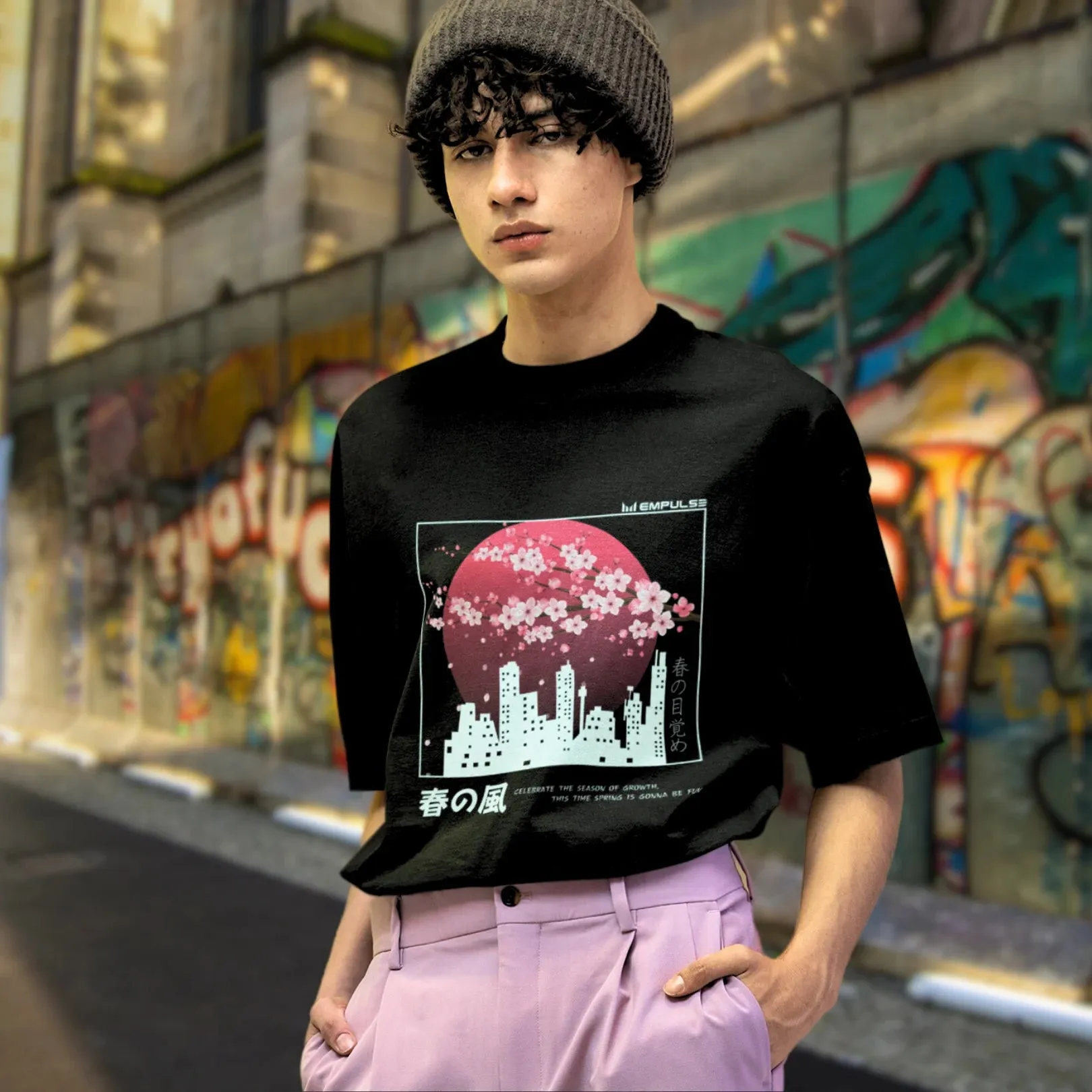Urban Streets - Sakura Dream Oversized Tshirt