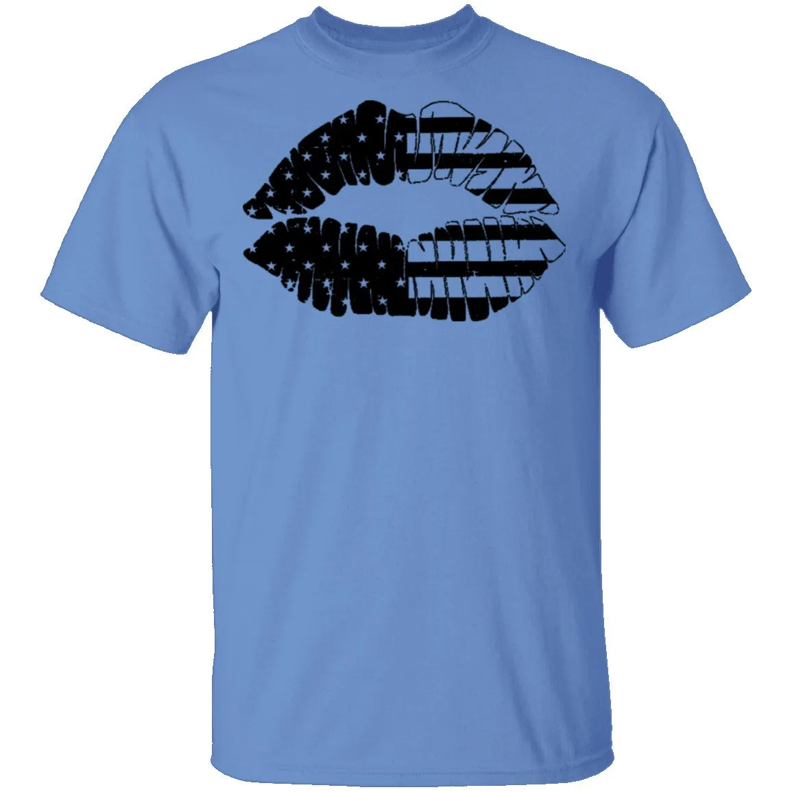 Us Flag Lips T-Shirt