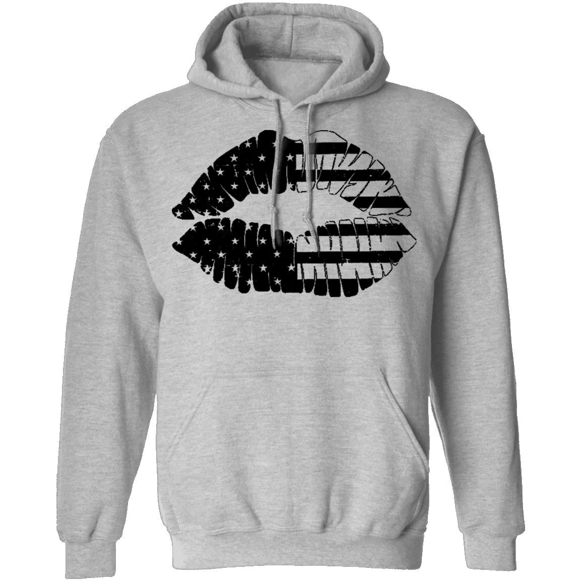 Us Flag Lips T-Shirt