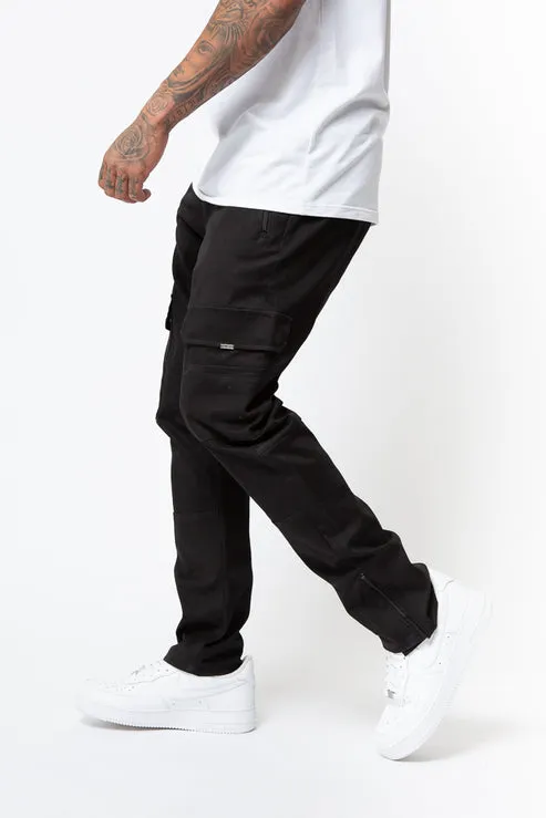 Valere Milano VM202 Armando Cargo Pants Black