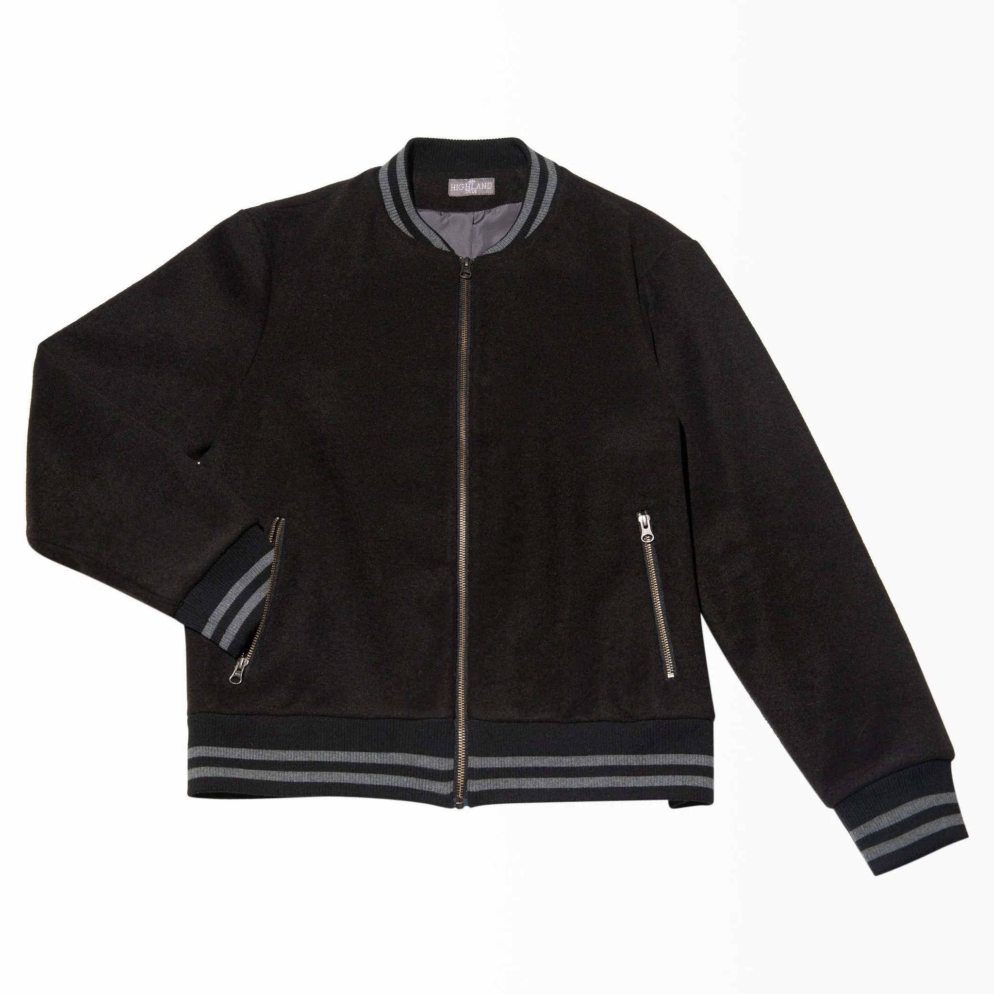 Varsity Wool Bomber Jacket