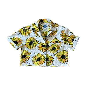 Venice Hawaiian shirt in Dancing Daisies
