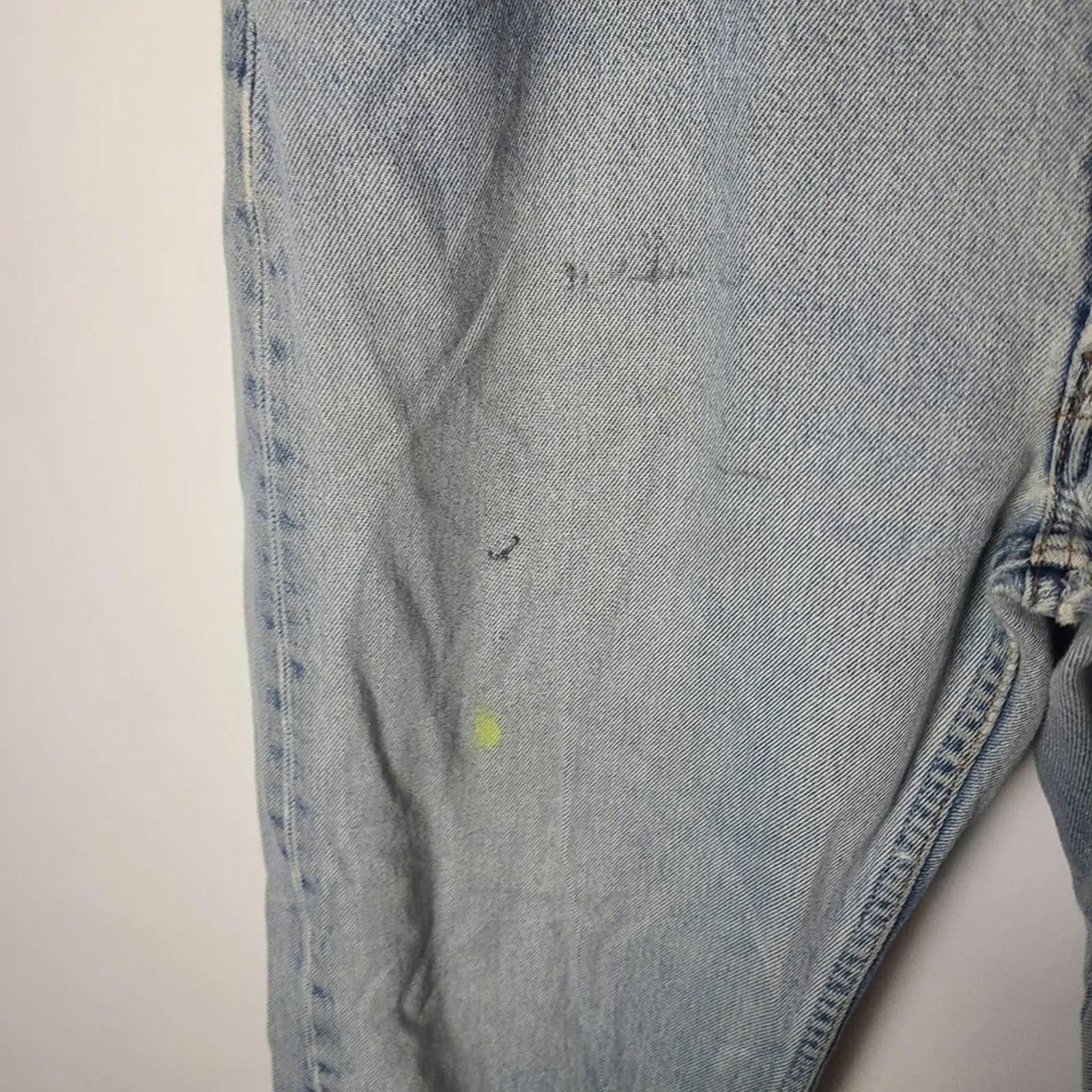 Vintage Distressed 501 Button Fly Jeans 36×30