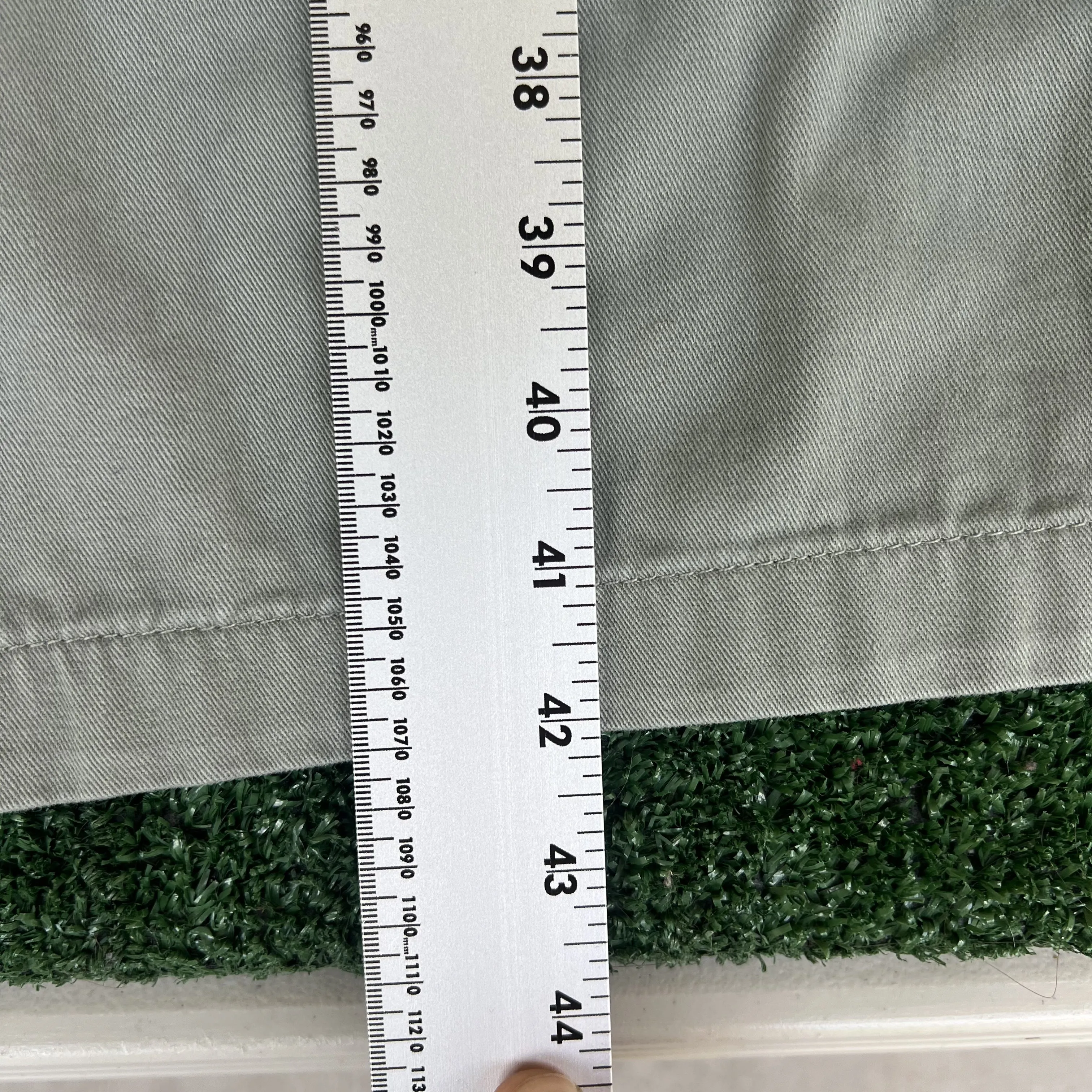 Vintage Y2K Men's Old College Inn OCI Wide-Leg Baggy Carpenter Gray Pants 36x30