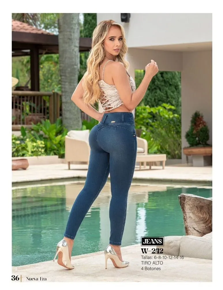 W-242 100% Authentic Colombian Push Up Jeans