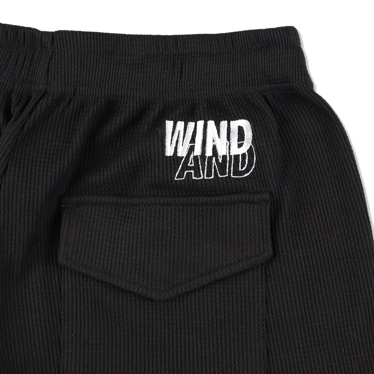 Waffle Cargo Pant Black WDS-O-ESS-24-Q3-WAF-04