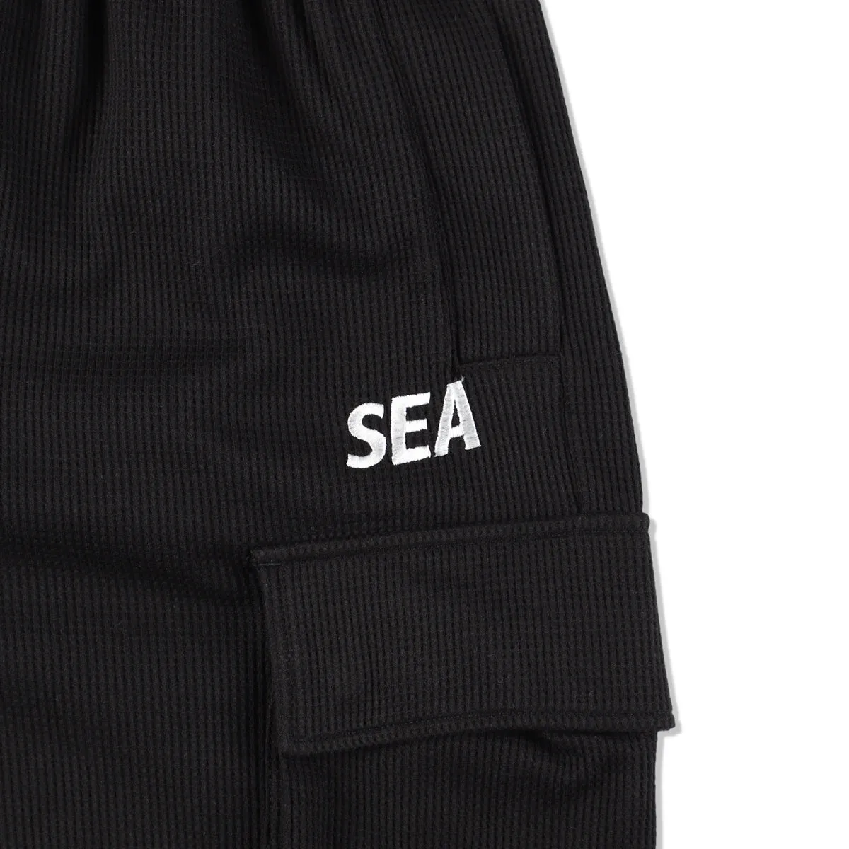 Waffle Cargo Pant Black WDS-O-ESS-24-Q3-WAF-04