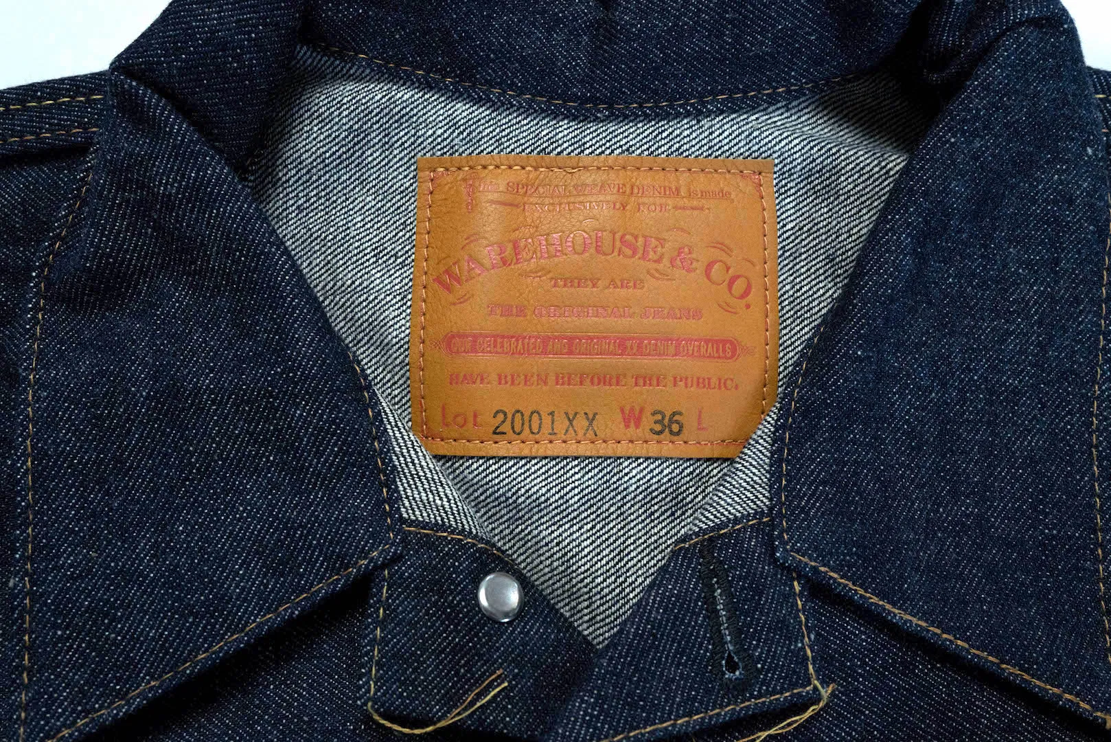 Warehouse 2001XX 13.5oz Type 1 Denim Jacket