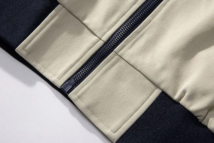 Waterproof and Windproof Bomber Jacket with Elastic Hem Enclosure