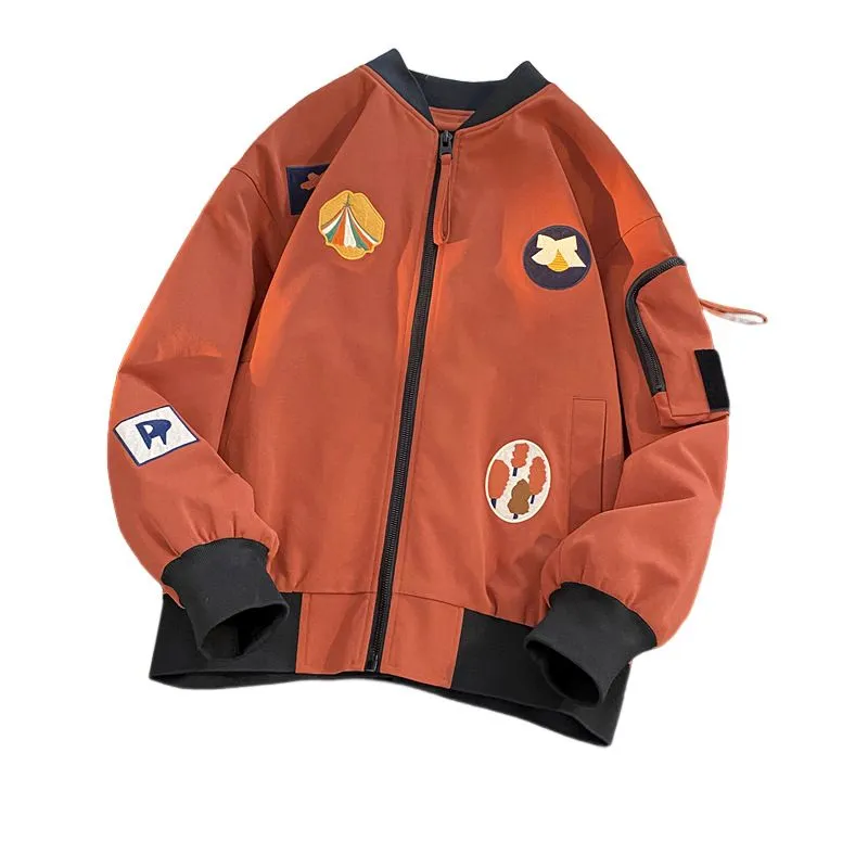 Waterproof and Windproof Bomber Jacket with Elastic Hem Enclosure