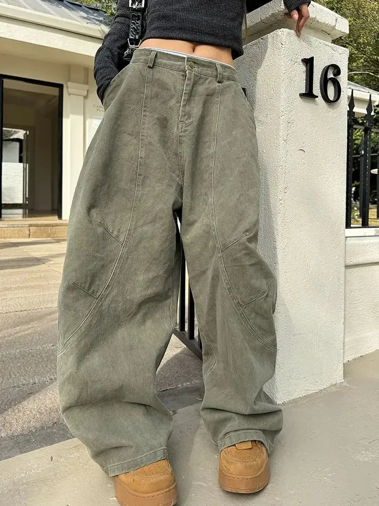 Wide Leg Baggy Jeans Women