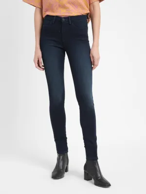 Women's 711 Blue Skinny Fit Mid Rise Jeans