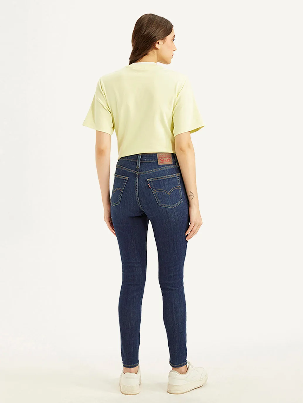 Women's 721 Blue Skinny Fit High Rise Jeans