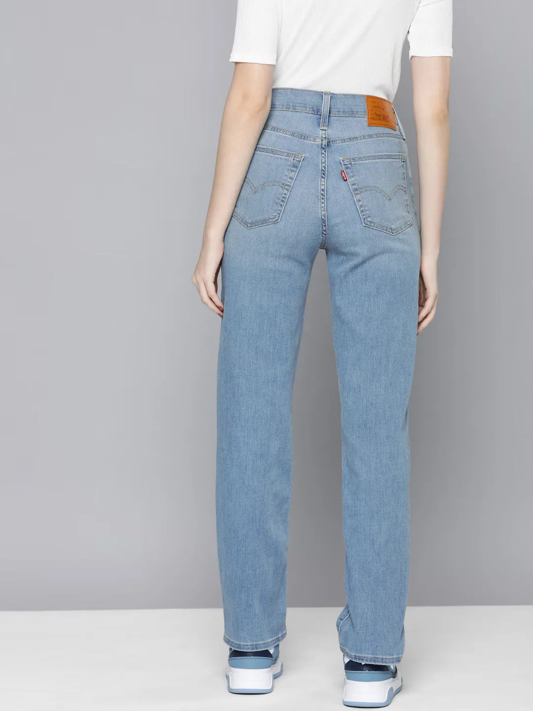 Women's 721 Blue Skinny Fit High Rise Jeans