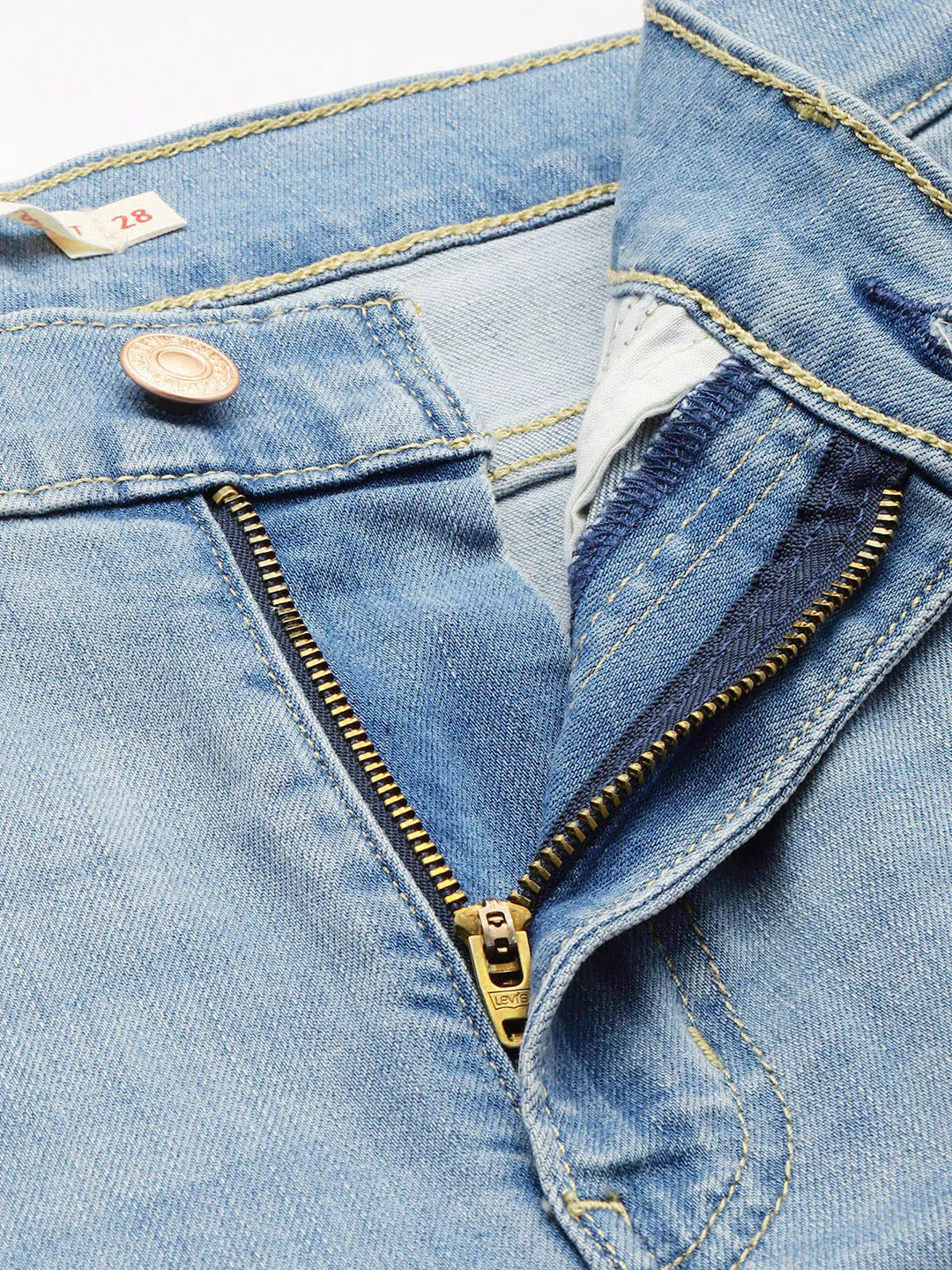 Women's 721 Blue Skinny Fit High Rise Jeans