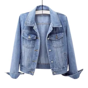 Women's Classic Light Blue Denim Jacket
