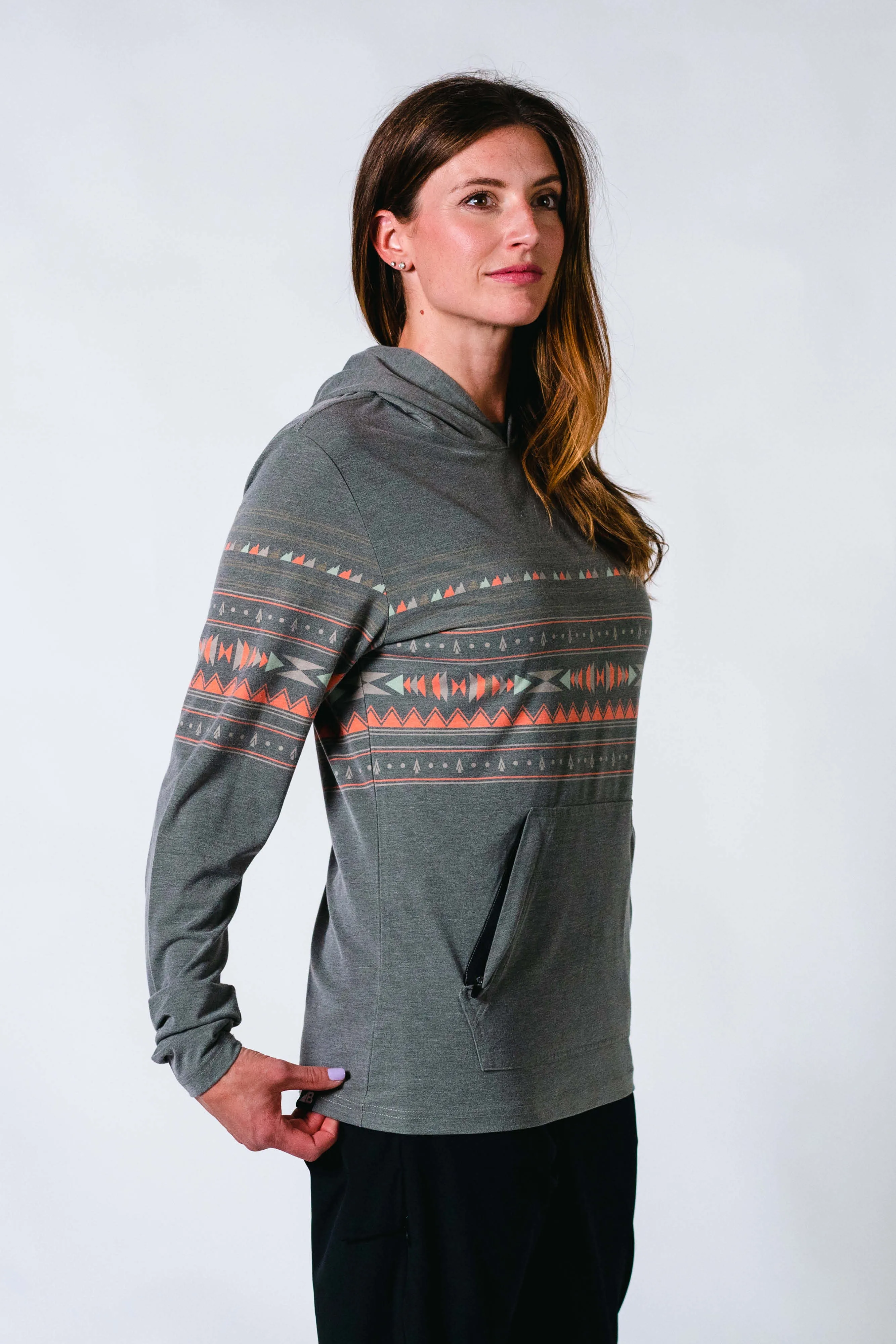 Women's Graphic Traverse Tek Hoodie