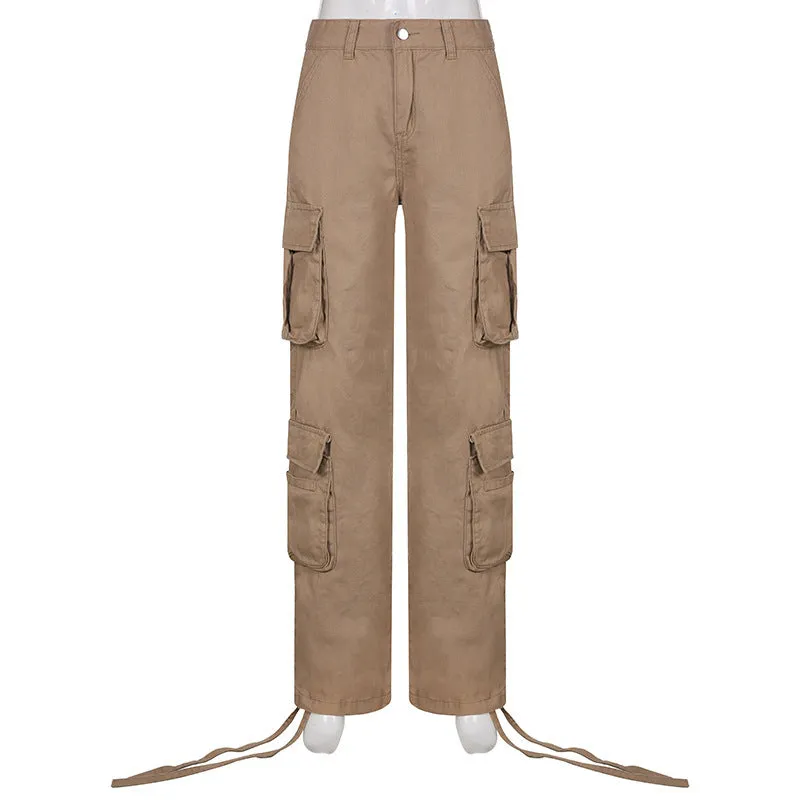 Women's Long Cargo Pants with Spacious Pockets