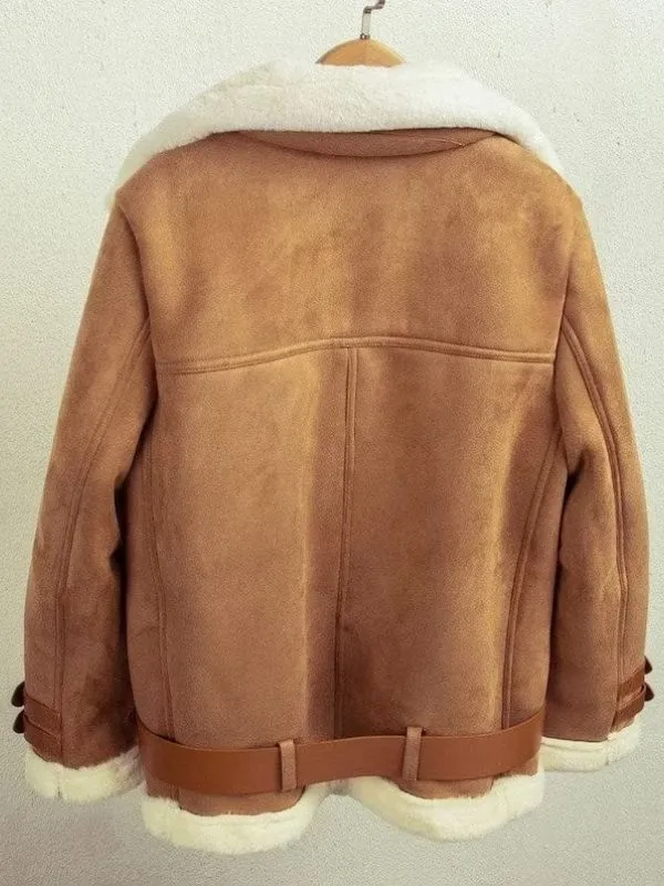 Womens RAF Bomber Flying Pilot B3 Military Jacket