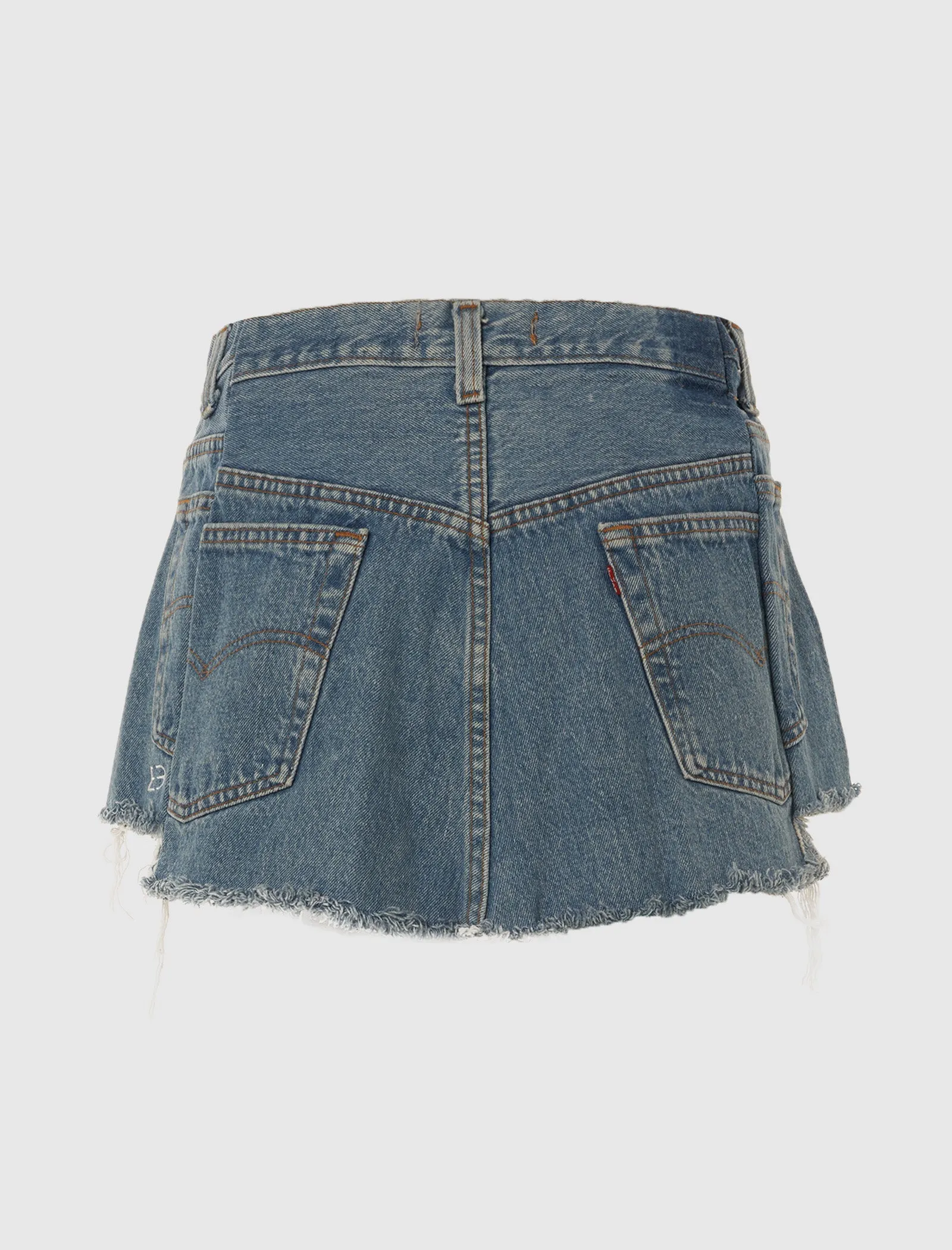 WOMEN'S UPCYCLED MINI SKIRT